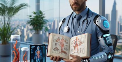 7. Интерьер помещения выполнен в стиле хай-тек, с использованием стекла, металла и светящихся панелей. Освещение мягкое и приглушенное, создающее атмосферу спокойствия и уверенности в эффективности лечения